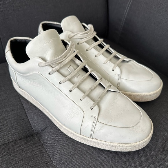 MENS BALENCIAGA LEATHER SNEAKERS - Picture 4 of 10